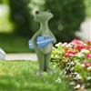 Statua in miniatura di rana in resina per giardino, per laghetto, corridoio,