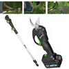 Ribimex Forbice potatura a batteria 20V con asta telescopica Cesoia completa PRO Ribimex