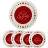 Fair Shop Pack 4 Sottopiatti Natalizi in Feltro Decorazioni Tavola 30 cm Addobbi Natale