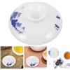 Coperchio per tazza da tè in ceramica in stile cinese, facile da pulire,