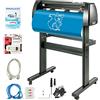 VEVOR Plotter da Taglio 720 MM Vinile da 220V Plotter da Taglio con Software Prefessionale Macchina con Supporto