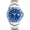 LORENZ TAKO 030254MM Orologio Uomo Blu Automatico Acciaio Ghiera Ceramina Blu Su