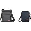EASTPAK RUSHER Borsa a Tracolla, 123 cm, 119 L, Grigio (Black Denim) & BUDDY Borsa a Tracolla, 33.5 cm, 10 L, Blu (Triple Denim)