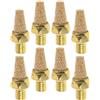 8 pezzi Silenziatore pneumatico pneumatico Elettrovalvola Silenziatore