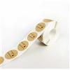 Label Sticker for Gift Kraft Paper Stickers Adesivo Etichette Con Lettera