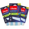 Vileda 3pz Vileda panno ricambio microfibra sistema lavapavimenti H2Pro