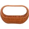 Canestro Da Giardino Boho Flower Girl Basket Cestino Portaoggetti Intrecciato