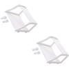Porta router a parete da 1 pc a parete senza punzonatura rack rack (bianco)