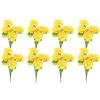 4 Bundle Fiori Finti Per Tombe Cimitero Composizioni Floreali Finte