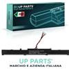 UP PARTS Batteria A41N1501 compatibile Asus N552V N552V-W-FY136T N552VX-FY024D (3200mAh)