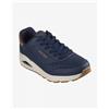 SKECHERS UNO SCARPE SNEAKERS UOMO LOS ANGELES 183004 BLU MARRONE DAL 40 AL 45
