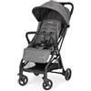 Peg Perego PEG Selfie Passeggino Leggero dalla Nascita fino a 22 kg (0 - 4 anni), Pieghevole e Compatto, Chiusura Automatica, Schienale Reclinabile, Capottina UPF 50+, Quarz