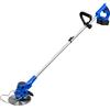 MAKA Decespugliatore Tagliaerba Elettrico 800W 2 Batterie 21V Asta Bordatore Giardino