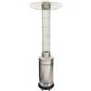BricoShop24 Stufa a Gas a Fungo da Esterno 10500W Cilindrica Acciaio Inox Lucido