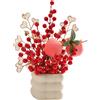 Capodanno cinese pianta in vaso artificiale bonsai decorazione da tavolo vaso da
