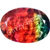 61,10 Ct Gemma Naturale Ammolite Sciolta Simile All'Opale Doppietta Rara