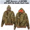 SAINT Mxxxx Felpa con cappuccio e zip SAINT Mxxxx x A BATHING APE BAPE Shark Camo