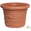 Senza marca,generico VASO PLASTICA FESTONATO TONDO ROTONDO CM.50X38H PRESTIGE PER FIORI PIANTE