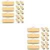 20 Pcs Chiusure Per Collane Perline Oro Braccialetti Chiusura Collana Ganci Da