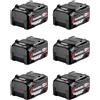 Metabo Pack da 6 batterie METABO 18V 4,0 Ah LI