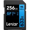 Lexar Professional 633x Scheda SD 256 GB Scheda di Memoria SDXC UHS I U3 Class 10 Fino