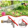 Rubinetto Esterno Ottone Rubinetto Bloccabile Giardino Rubinetto Manuale Metallo