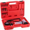 Kit pompa a da vuoto manuale per cambio spurgo olio freni auto moto 2 vasetti