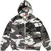 Supreme Felpa con cappuccio Supreme Arc foderata termica e zip mimetica da neve