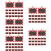 20 mini clip per lavagna, clip per lavagna in legno, mini morsetti per lavagna,