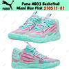 Puma MB03 Basketball Miami blu rosa 310511-01 taglia uomo
