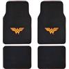 Carbella Warner Brothers DC Comics Classic Wonder Woman - Tappetini per auto con licenza universale per auto, camion, furgoni, SUV