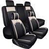 Aierxuan Coprisedili per auto da donna, in pelle, impermeabili, universali, adatti per Hyundai Elantra, Sonata, Ford Forte, Honda Civic CRV, Toyota Corolla 4Runner Rav4 Highlander Hybrid (set