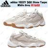 adidas YEEZY 500 Stone Taupe bianco grigio ID1600 taglia uomo