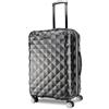 Kenneth Cole Reaction Diamond Tower - Set di valigie a 8 ruote espandibili, leggere, rigide, Nero, 24-Inch Checked, Diamond Tower - Set di valigie a 8 ruote espandibili,