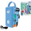 Lexibook, Disney Stitch, Altoparlante Bluetooth® Wireless Luminoso con Microfono, Effetti di Luce Multicolori, Slot per Scheda SD/TF, Batteria Ricaricabile, Blu, BTP185DZLXB