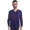 irge Pigiama aperto in cotone interlock uomo Irge Blu