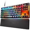 SteelSeries Apex Pro TKL HyperMagnetic Tastiera da gaming - La più veloce del mondo - Attuazione regolabile - Schermo OLED - RGB - Copritasti in PBT - USB-C - Ed. 2023 - Layout Tedesco (QWERTZ)