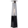 Opiros Stufa Patio Da Esterno Aerea Esagonale mod. Piramide Fungo Hexagon 12Kw C/Ruote