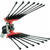 LISAM PETTINE PNEUMATICO DOPPIO RICAMBIO ABBACCHIATORE V8 CARBON LISAM