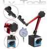LV BASE MAGNETICA SNODABILE CON COMPARATORE CENTESIMALE COMPLETA TORNIO UTENSILE