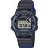Casio Orologio CASIO W-220HF-2AVEF Pelle Nero Tessuto Blu Vintage
