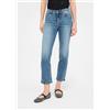 Liujo UF5066 JEANS SLIM LIU JO BETTER PANTALONE DENIM PANTALONI WOMAN CROPPED STRASS