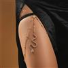 REGGICALZE CINTURA GIARRETTERIA PER GAMBE COSCIA DONNA SEXY IN METALLO