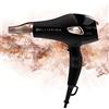 Imetec 11665 P5 3800 Asciugacapelli, Potenza 2300 Watt, Nero/Rosa
