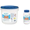 FLUXY TRIPLEX PASTIGLIE SOLUBILI DA 200gr PER PISCINE MULTIFUNZIONE 1/5/25kg FLUXY