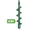 Ribimex PUNTA TRIVELLA TRAPANO SPIRALE RICAMBIO Ø80mm 320mm RIBIMEX