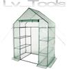 Verdelook SERRA DA GIARDINO A CASETTA BALCONE TELO PIANTE FIORI 8PIANI 143X73X195cm