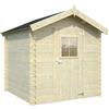 PIRCHER CASA CASETTA DA GIARDINO BOX PORTA ATTREZZI RIPOSTIGLIO 219×217×h217cm PIRCHER