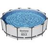 Bestway PISCINA FUORI TERRA COMPLETA GIARDINO TONDA Ø366xh76cm BESTWAY 56416