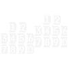 2 Set 0-9 Numero Stencil Stencil Stencil Stencil Curb Stencil Kit per la
